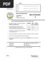 chemistry form 4 past year questions periodic table essay questions